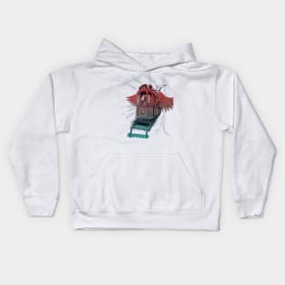 winged tram Kids Hoodie